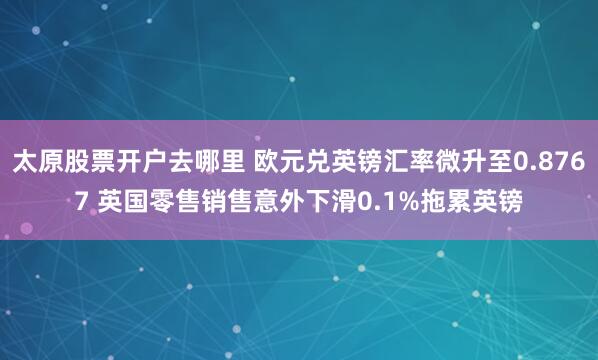 太原股票开户去哪里 欧元兑英镑汇率微升至0.8767 英国零售销售意外下滑0.1%拖累英镑